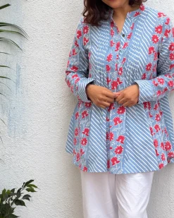 Meher Block Printed Cotton Kurti