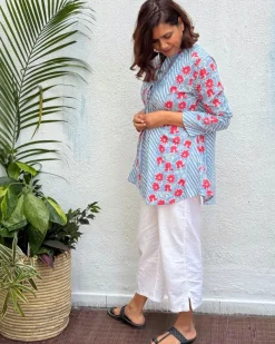 Meher Block Printed Cotton Kurti