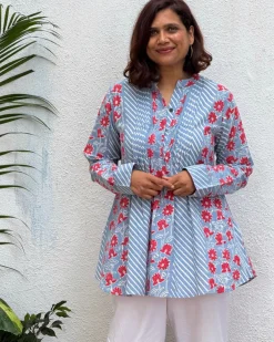 Meher Block Printed Cotton Kurti