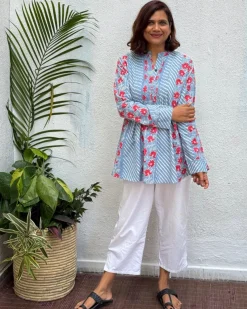 Meher Block Printed Cotton Kurti