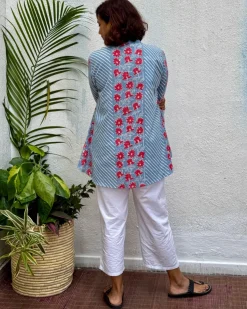 Meher Block Printed Cotton Kurti