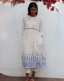 Mehuli Blockprinted Cotton Kurta Set - BGVL