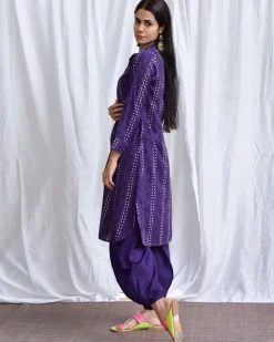 Moray Eel Handblockprinted Cotton Kurta Set Of 2-Sor