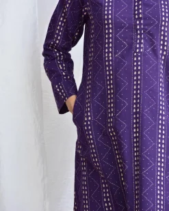 Moray Eel Handblockprinted Cotton Kurta Set Of 2-Sor