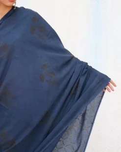 Msafiri Blockprinted Cotton Saree - NOMAD