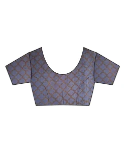 Msafiri Blockprinted Cotton Saree - NOMAD
