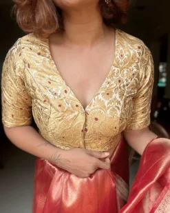 Mugdha Khimkab Brocade Blouse - Nargiz