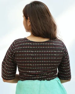 Mylah Hand Block-Printed Cotton Blouse