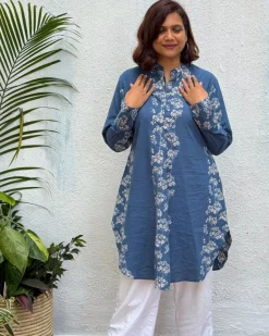 Nandini Block Printed Cotton Kurti