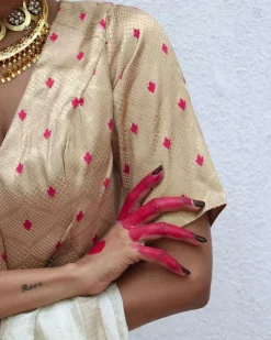 Nazreen Brocade Blouse