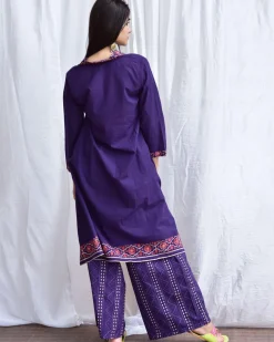 Neelam Handblockprinted Cotton Kurta Set Of 2-Sor
