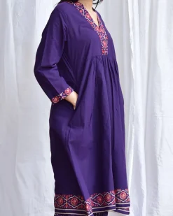 Neelam Handblockprinted Cotton Kurta Set Of 2-Sor