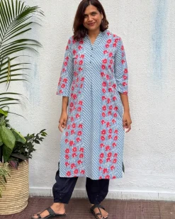 Noorani Block Printed Cotton Kurti