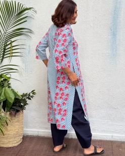 Noorani Block Printed Cotton Kurti