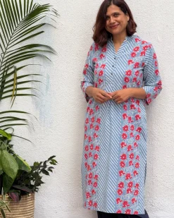 Noorani Block Printed Cotton Kurti
