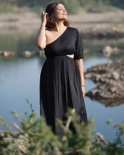 Oasis Handwoven Bamboo Dress