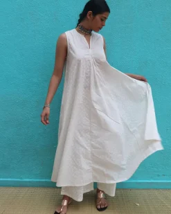 Pakeezah Cotton Kurta Set - Safed