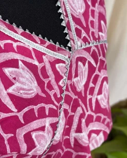 Pink HandBlock Printed Blouse - Love Despite