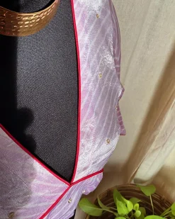 Pink Mashru Silk Blouse - Love Despite