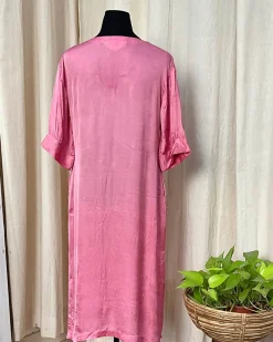 Pink Modal Silk Dress - Love Despite