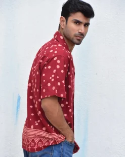 Polka Fun Handblockprinted Pure Cotton Shirt