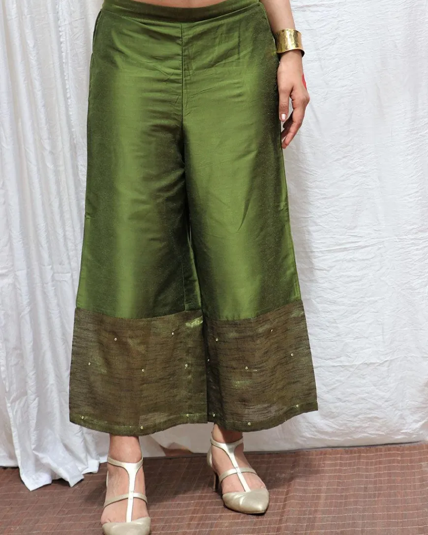 Prithvi Handwoven Cotton Zari Kurta Set - Zari