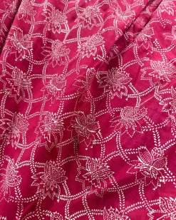 Radha Blockprinted Dola Silk Saree - RB