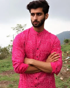 Rani Floral Block Printed Cotton Shirt