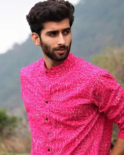 Rani Floral Block Printed Cotton Shirt