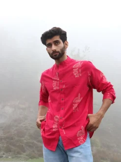 Rani Floral Block Printed Cotton Shirt