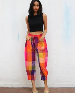 Raveena Handwoven Cotton Pants