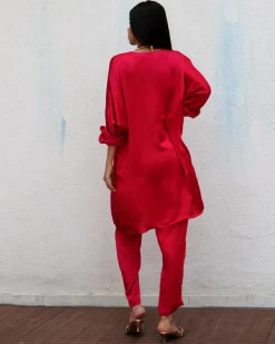 Rhea Modal Silk Co-ord Set
