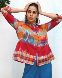 Rinaaz Gamcha Cotton Top