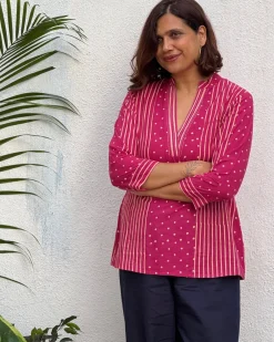Rita Block Printed Cotton Kurti