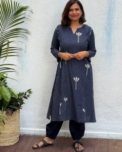 Roma Block Printed Cotton Kurti