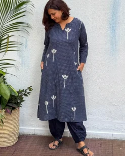 Roma Block Printed Cotton Kurti