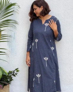 Roma Block Printed Cotton Kurti