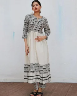 Roohi Block printed Kurta Set - NOMAD