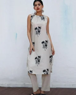 Rumi Block printed Cotton Kurta Set - NOMAD