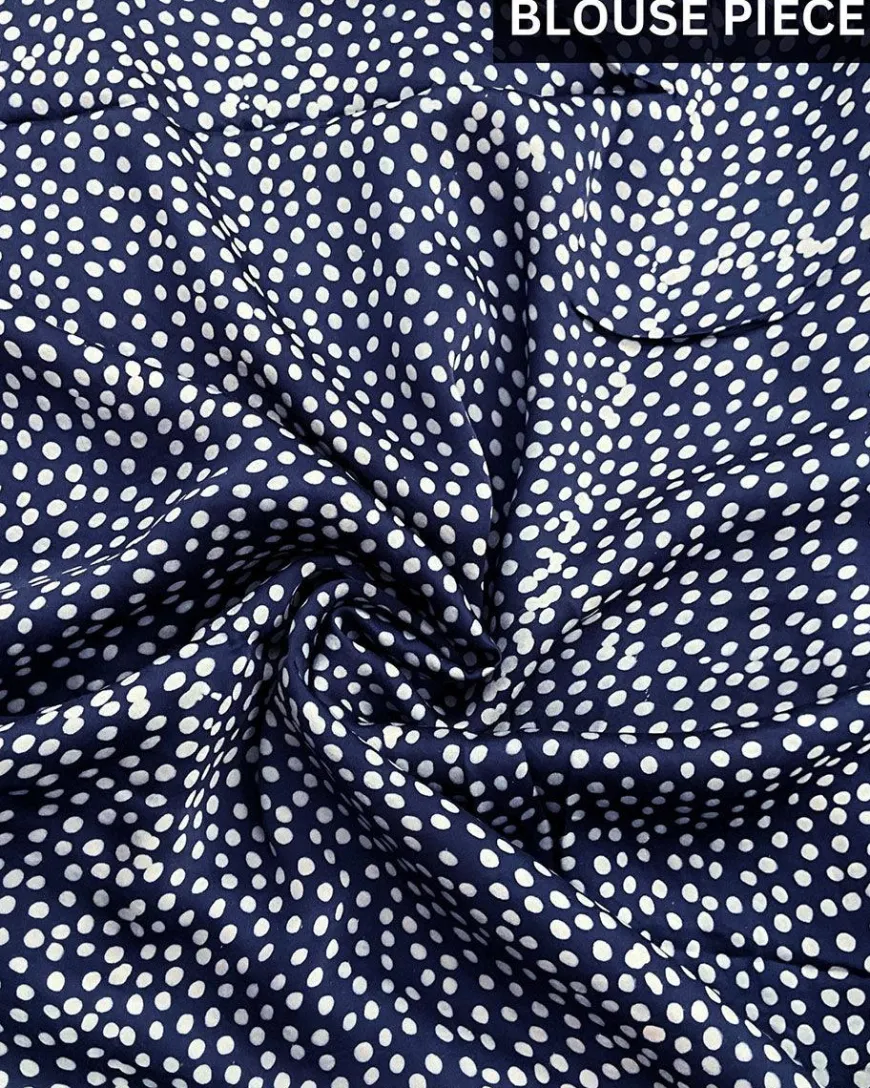 Saba Handblockprinted Modal Silk Saree