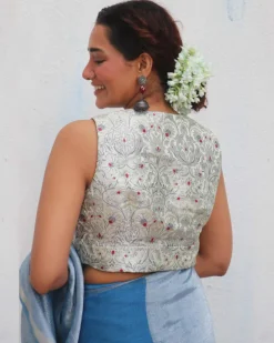 Sanjoli Brocade Blouse - Jheel