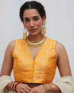 Sanjula Brocade Blouse - Onam