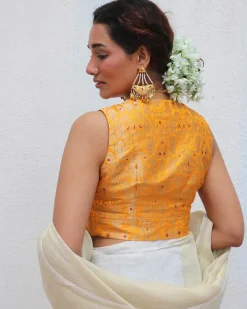 Sanjula Brocade Blouse - Onam