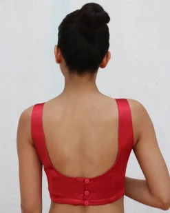 Sarasavi Mashru Silk Blouse