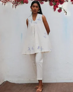 Soha Blockprinted Cotton Top - BGVL