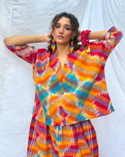 Sohni Gamcha Cotton Shirt - GMC