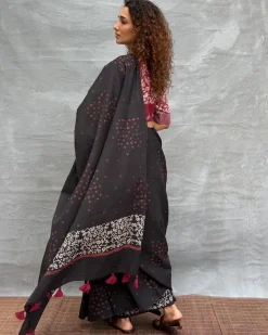 Song of Soil Blockprinted Cotton Saree