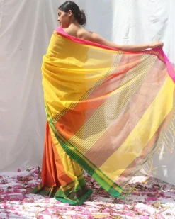 Subarnalata  Handwoven Cotton Saree - LIDD