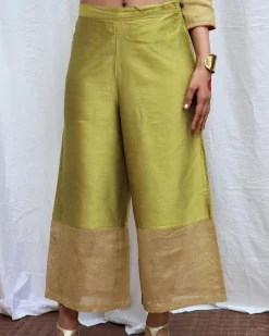 Swetambhara Handwoven Cotton Zari Kurta Set - Zari