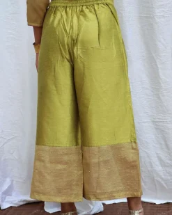 Swetambhara Handwoven Cotton Zari Kurta Set - Zari